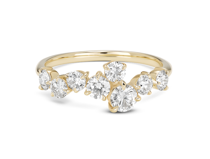 Lab-Grown Diamond 1ct. tw. Round Brilliant Constellation Ring | Gold